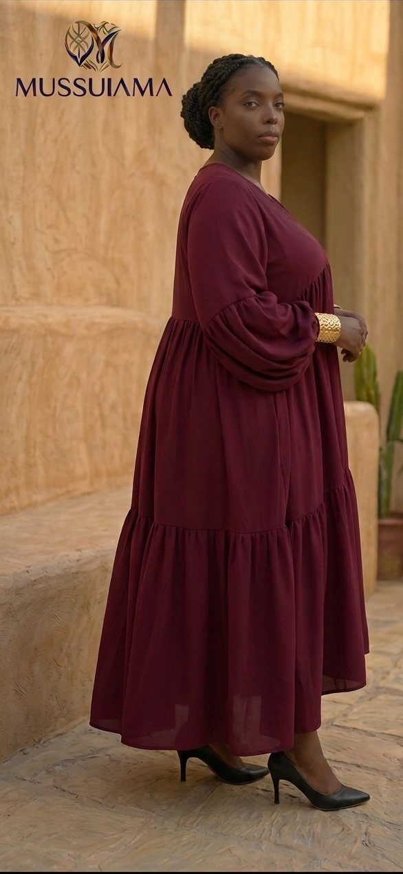 Robe SIRA Rouge bordeaux