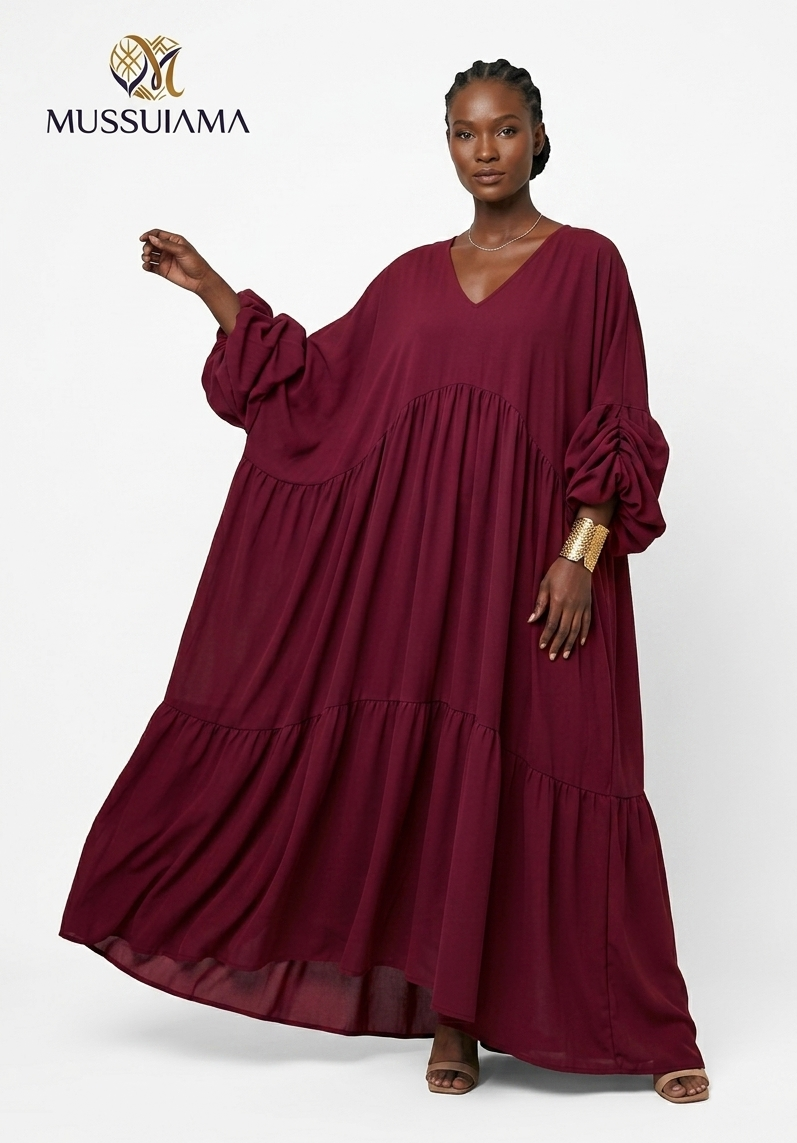 Robe SIRA Rouge bordeaux