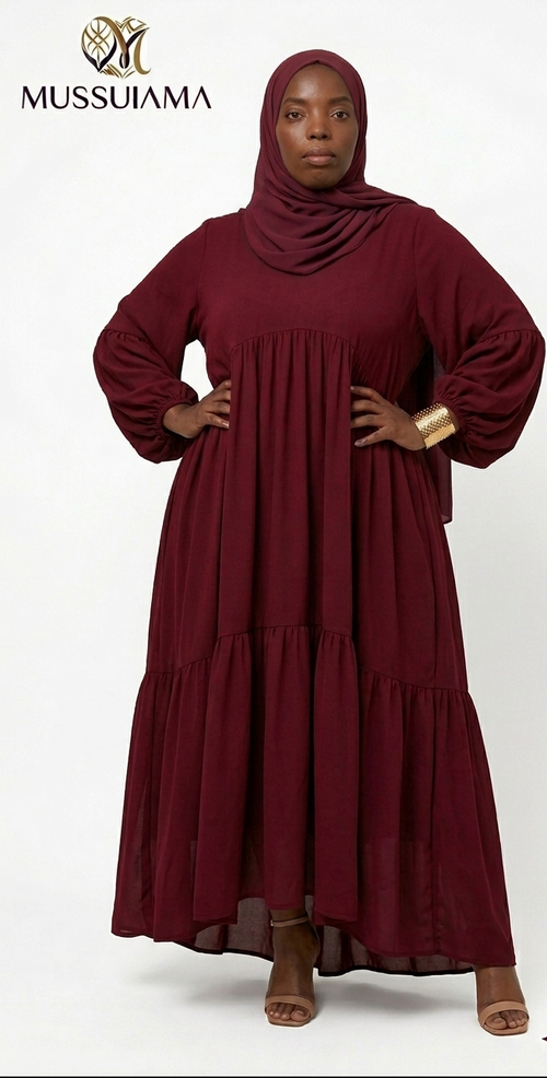 Robe SIRA Rouge bordeaux
