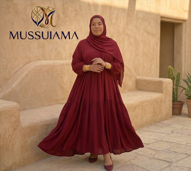 Robe SIRA Rouge bordeaux